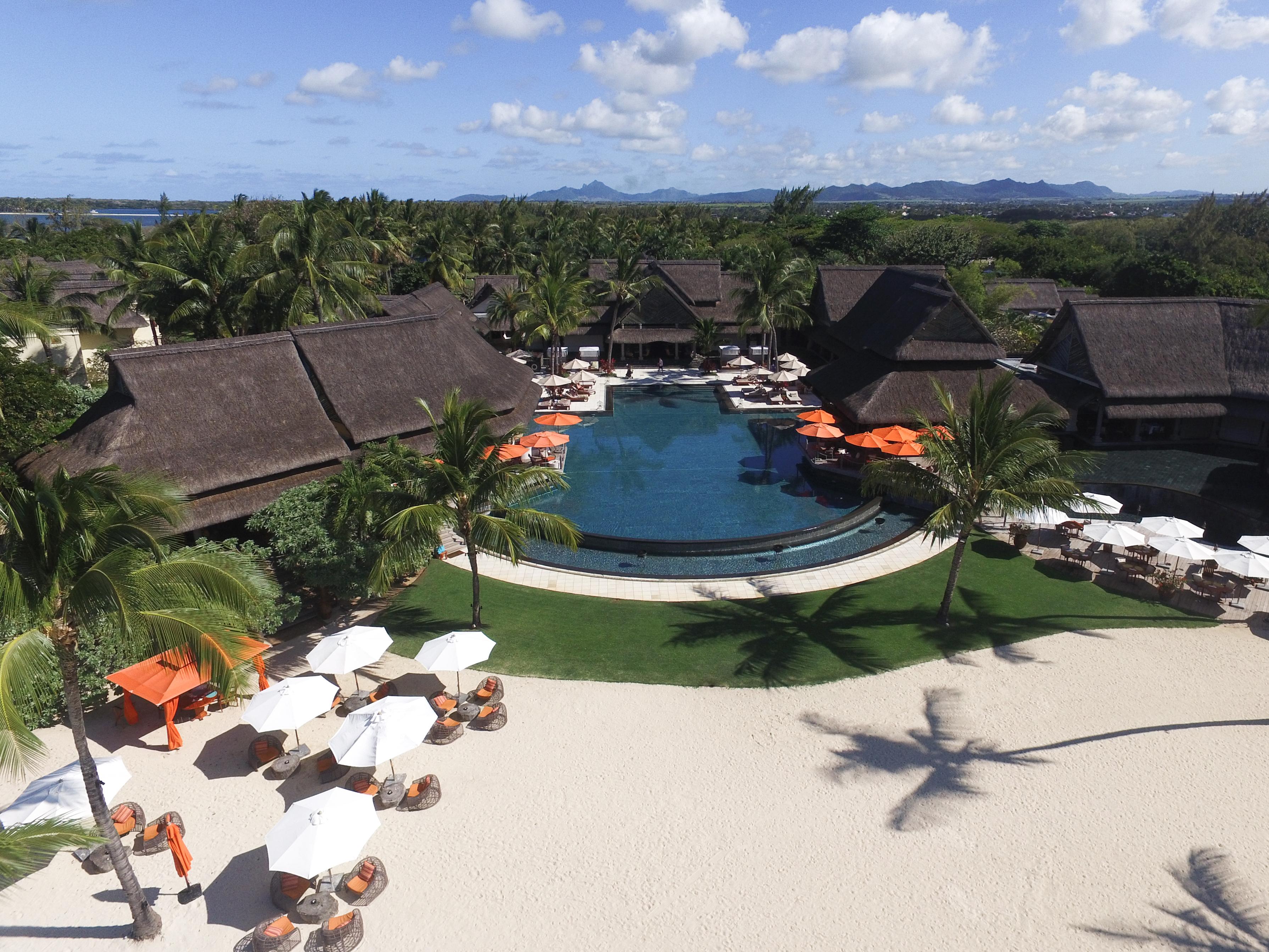 Constance Prince Maurice Poste de Flacq Esterno foto Aerial view of the resort